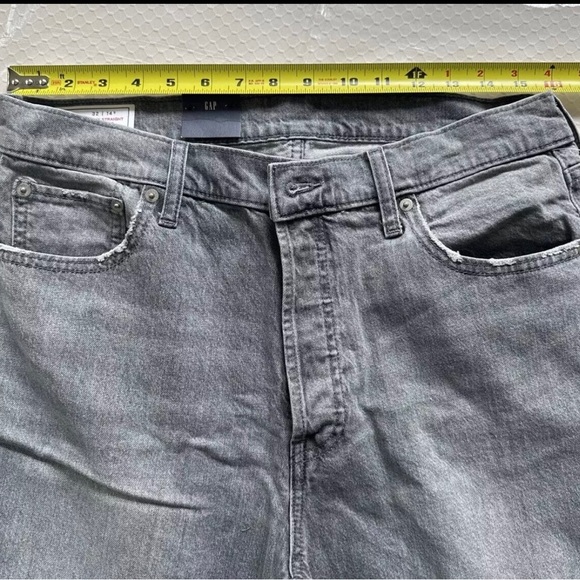 Gap Women's Cheeky Straight High Rise Jean 32/14 short Gray NEW - Picture 6 of 13
